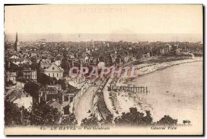 Old Postcard Le Havre Vue Generale