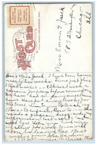 Wheeling West Virginia WV Postcard View Of Wharf Bellaire Ohio OH 1912 Antique