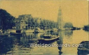 Oude Schans met Montelbannstoren Amsterdam Netherlands Unused 