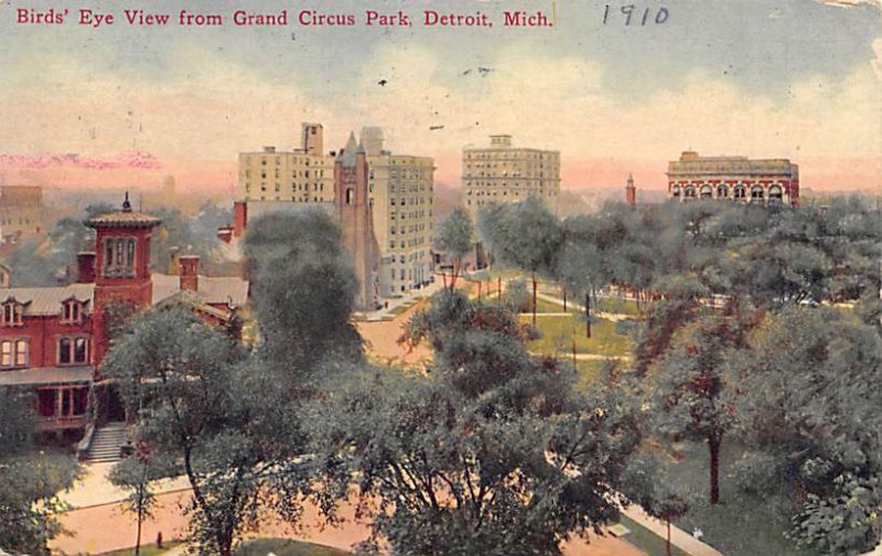 Grand Circus Park View Detroit MI 