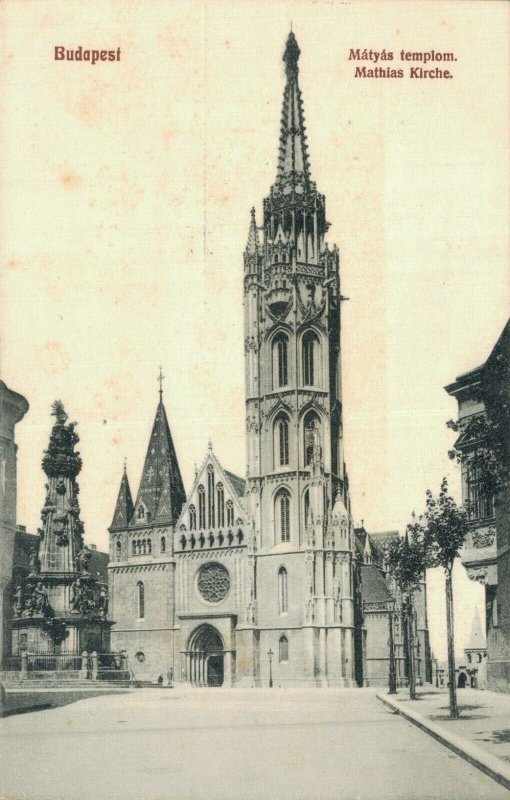 Hungary - Budapest Mátyás templom Matthiaskirche 04.67