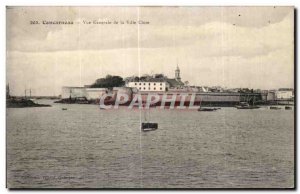 Old Postcard Concarneau View City Generale Close