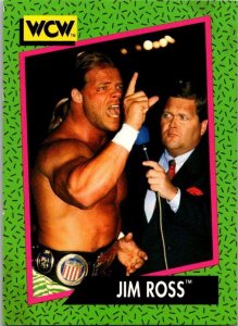 1991 WCW Wrestling Card Jim Ross sk21084