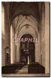 Nave of & # 39Eglise Abbey St Pierre de Solesmes - Old Postcard