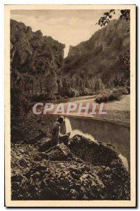 Postcard Old Tarn Gorges The Detroits to the entrance of the Circus of Beaume...