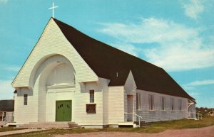 Postcard St. Mary's Roman Catholic Church Wells Beach Maine ME Wakefield Trading