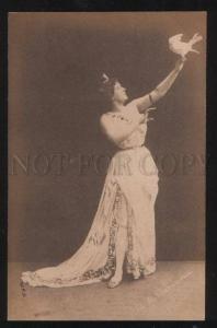 3101979 PETIPA Russia BALLET Star DANCER & PIGEON Vintage PHOTO
