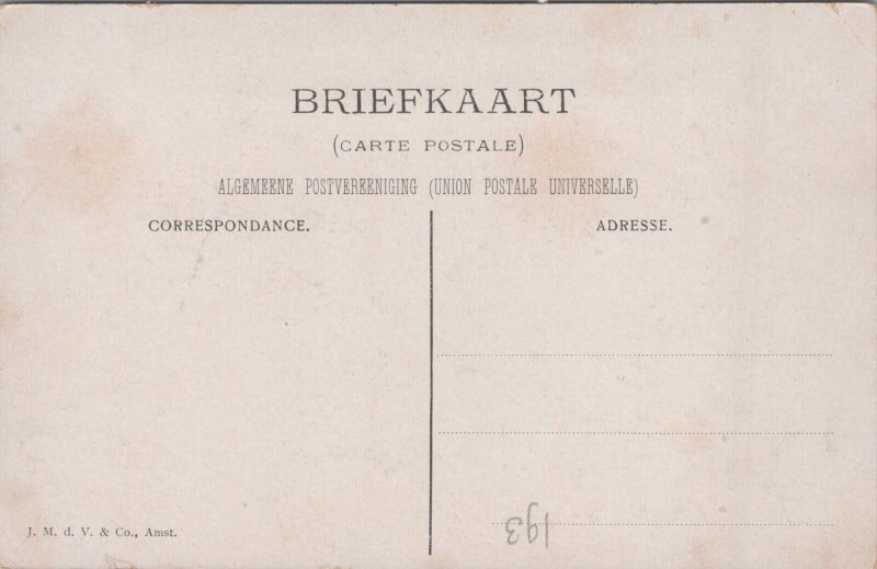 Netherlands Amsterdam Restaurant Riche Vintage Postcard C265