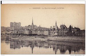 Le Quai De Limoges, Vu De Face, SAUMUR (Maine Et Loire), France, 1900-1910s