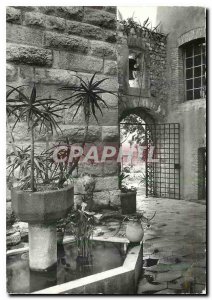 Modern Postcard Antibes Patio inside the Grimaldi Museum