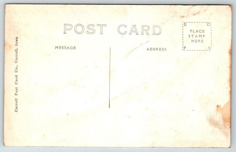 RPPC  West Bend  Iowa   Grotto  Postcard  c1930