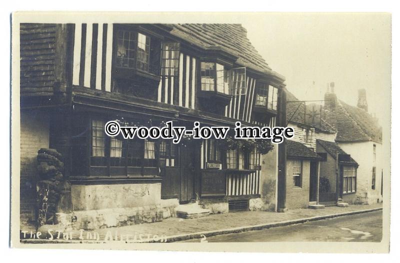 tq1098 - The 13th Century Tudor Star Inn Freehouse, in Alfriston - postcard