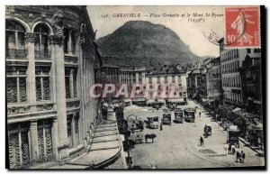 Dauphine - Grenoble - Place Grenette - Mont St Eynard - Old Postcard