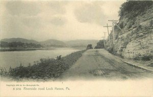 C-1905 Riverside Road #A-5755 Lockhaven Pennsylvania Rotograph Postcard 20-7010