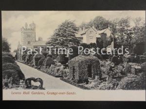 c1908 - Levens Hall Gardens, Grange-over-Sands. showing Topiary gardens