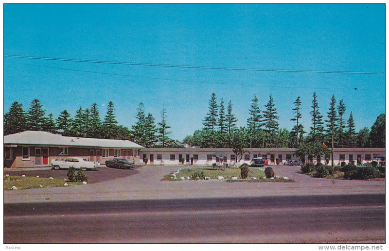 Pine Motel on Highway 2,  Scarboro,  Ontario,   Canada,  40-60s