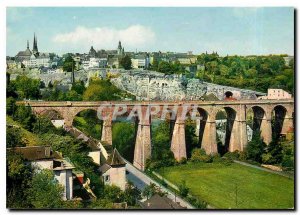 Postcard Modern Luxembourg Panorama of the City High