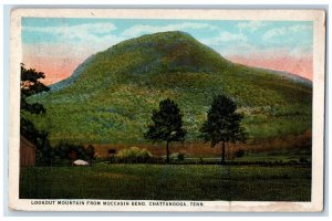 c1930's Lookout Mountain from Moccasin Bend Chattanooga Tennessee TN Postcard