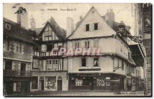Postcard Old Place Henri IV Vannes