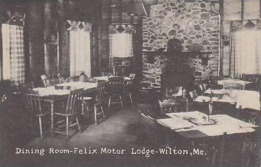 Maine Wilton Dining Room Felix Motor Lodge Artvue