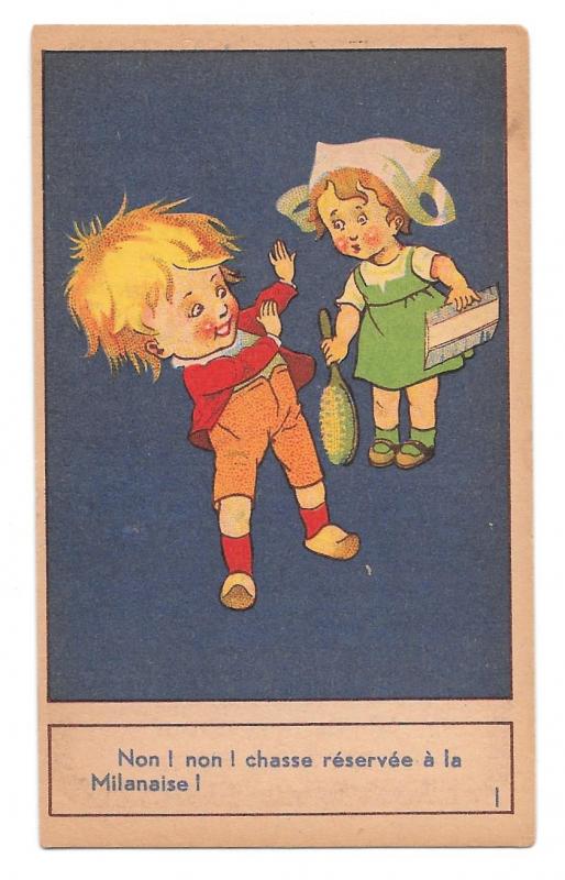 French Victorian Trade Card Children La Milanaise Shampoo Cures Lice Dandruff