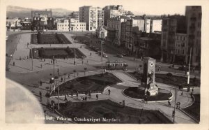 Istanbul Turkey Taksim Cumhuriyet Meydant Taskim Square Real Photo PC AA67361