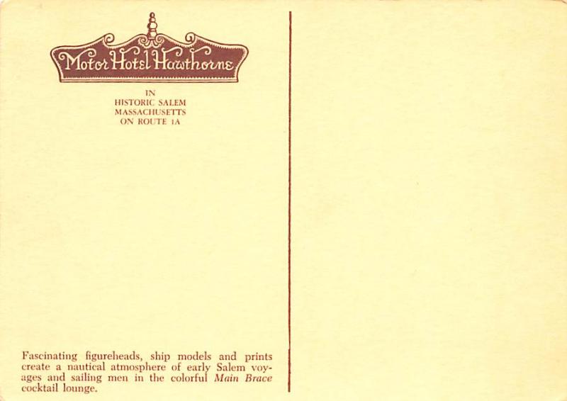 Massachusetts - Motor Hotel Hawthorne