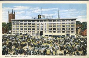 Market Square ~ Albany NY New York ~ Lyon Block Vintage Postcard