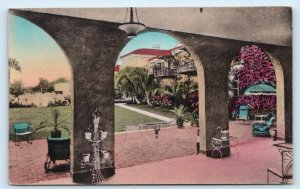 AVON PARK, Florida FL ~ Handcolored PINECREST CLUB Highlands County Postcard