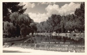 Real Photo Postcard Truckee River in Reno, Nevada~131105 