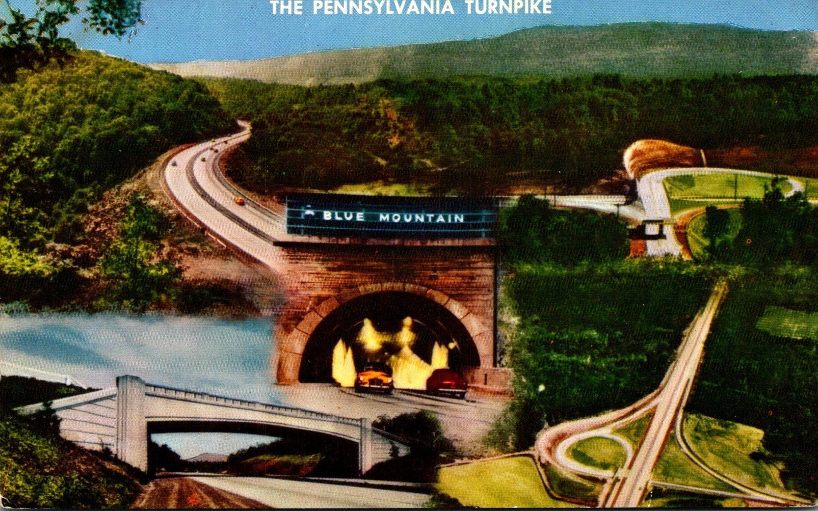 Pennsylvania Turnpike Multiple Views Inluding Blue Mountain Tunnel