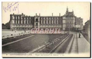 Postcard Old Saint Germain En Laye Facade Septentrionate du Chateau