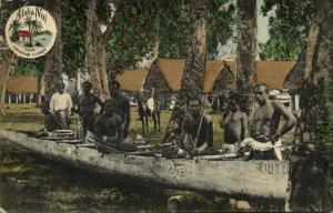 hawaii, South Sea Fisherman, Native Canoe (1910s) Aloha Nui