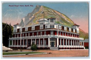 c1910 Mount Royal Hotel Banff Alberta Canada Antique Posted Postcard