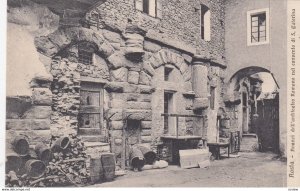 AOSTE, Italy, 1900-1910s ; Avanzi dell'anfiteatro Romano nel convento di S. C...