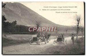 Postcard Old Automobile Gordon Bennett 1905 Michelin Circuit Plain of Lascham...