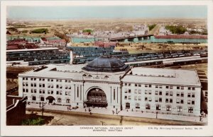 CN Railways Depot Winnipeg Manitoba MB Camera Products RPPC Postcard H47