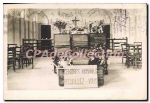 Postcard Modern Oradour sur Glane in the chapel Coffins