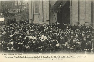 PC FRANCE, RENNES SOUVENIR DES FÉTES, Vintage Postcard (b31630)