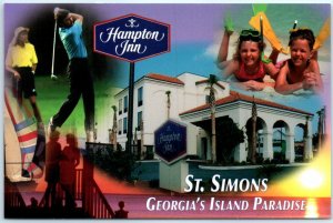 Postcard - Hampton Inn - St. Simons Island, Georgia
