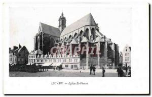 Old Postcard Louvain St. Peter Church