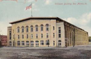 Iowa Des Moines Coliseum Building 1910