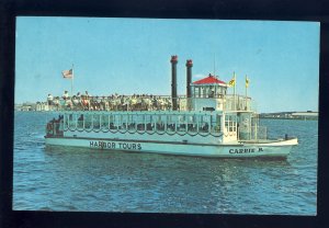 Norfolk-Portsmouth, Virginia/VA Postcard, The Carrie B. Riverboat Cruise Ship