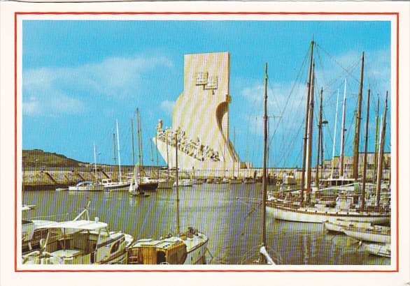 Stone Monument Of Discoveries Lisboa Portugal