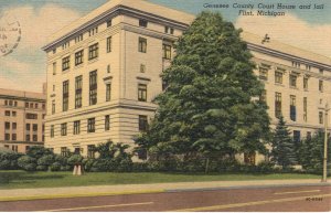 PC6838  GENESEE COUNTY COURT HOUSE & JAIL, FLINT, MI