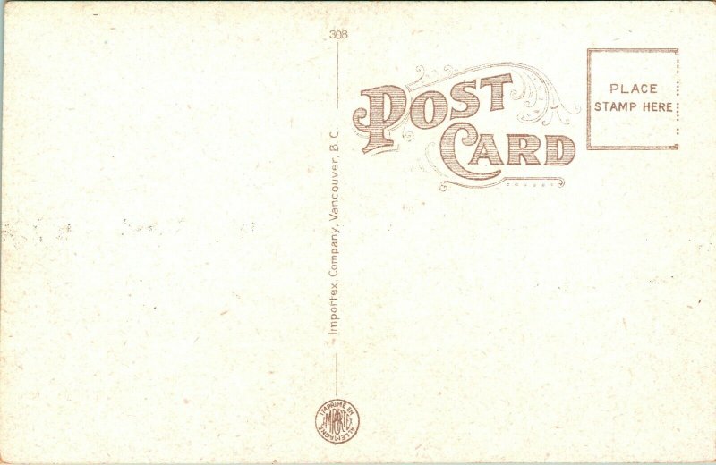 Vtg Postcard 1910s C.P.R. Princess Marguerite Ship Seattle Washington to Canada