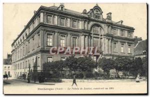 Old Postcard Dunkerque Courthouse