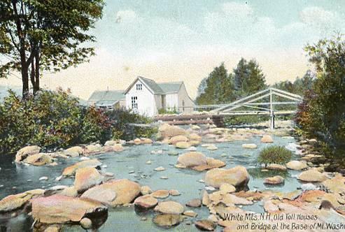 NH - Old Toll Houses and Bridge at the Base of Mt. Washington Carriage Road