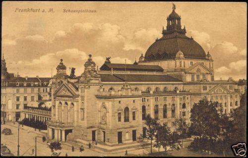 germany, FRANKFURT, Schauspielhaus, THEATRE (1912)