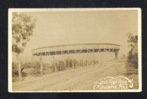 RPPC MATAMOROS MEXICO BULL FIGHT RING STADIUM AZO REAL PHOTO POSTCARD